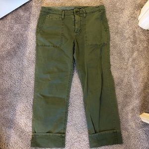 Olive green chinos